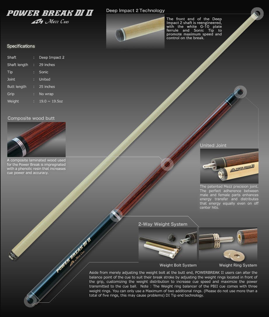 Mezz Power Break II Break Queue - DI Black