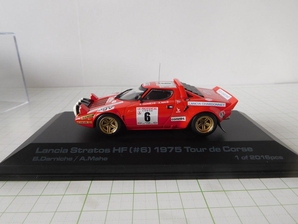 保管品チェック！ HPI1/43 ランチア ストラトス 赤シャルドネ ツールド