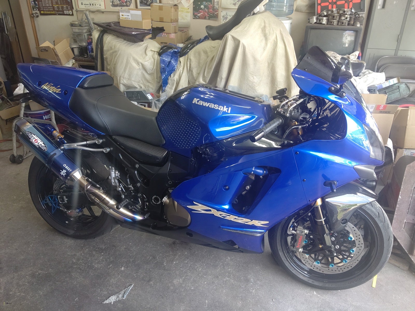 ZX-12R 9月のロングツーリングに向けて～ピレリー新型を導入しよう