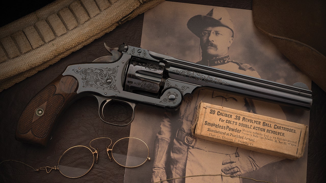 Theodore Roosevelt's Smith & Wesson revolver fetches nearly $1