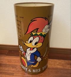 ウッディ・ウッドペッカー ごみ箱 - メルカリ