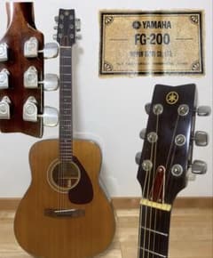 ひびき様専用！YAMAHA FG200グリーンラベル 調整済み新品弦 激鳴り