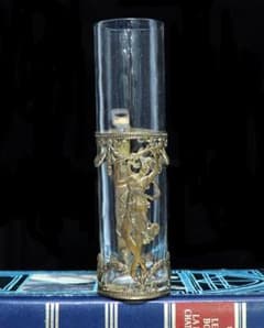 オールド・バカラ 超稀少 1880年 ブロンズ装飾 女神図 花瓶