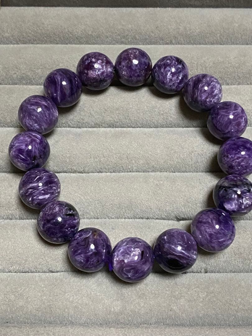 チャロアイト　帝王紫　最高品質　１３mm