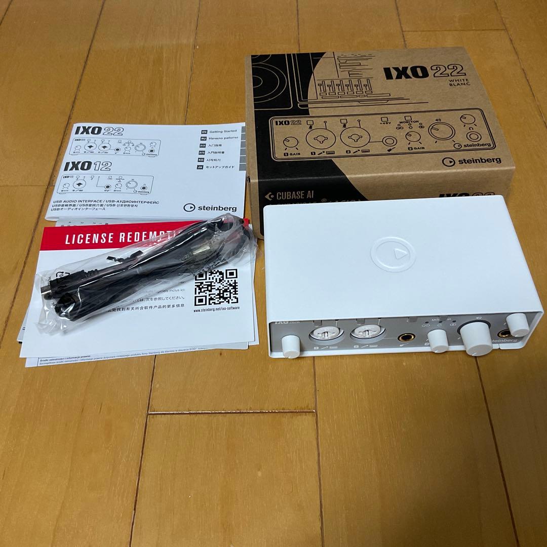 Steinberg IXO22 オーディオインターフェイス steinberg IXO22 ブラック オーディオインターフェース スタインバーグ