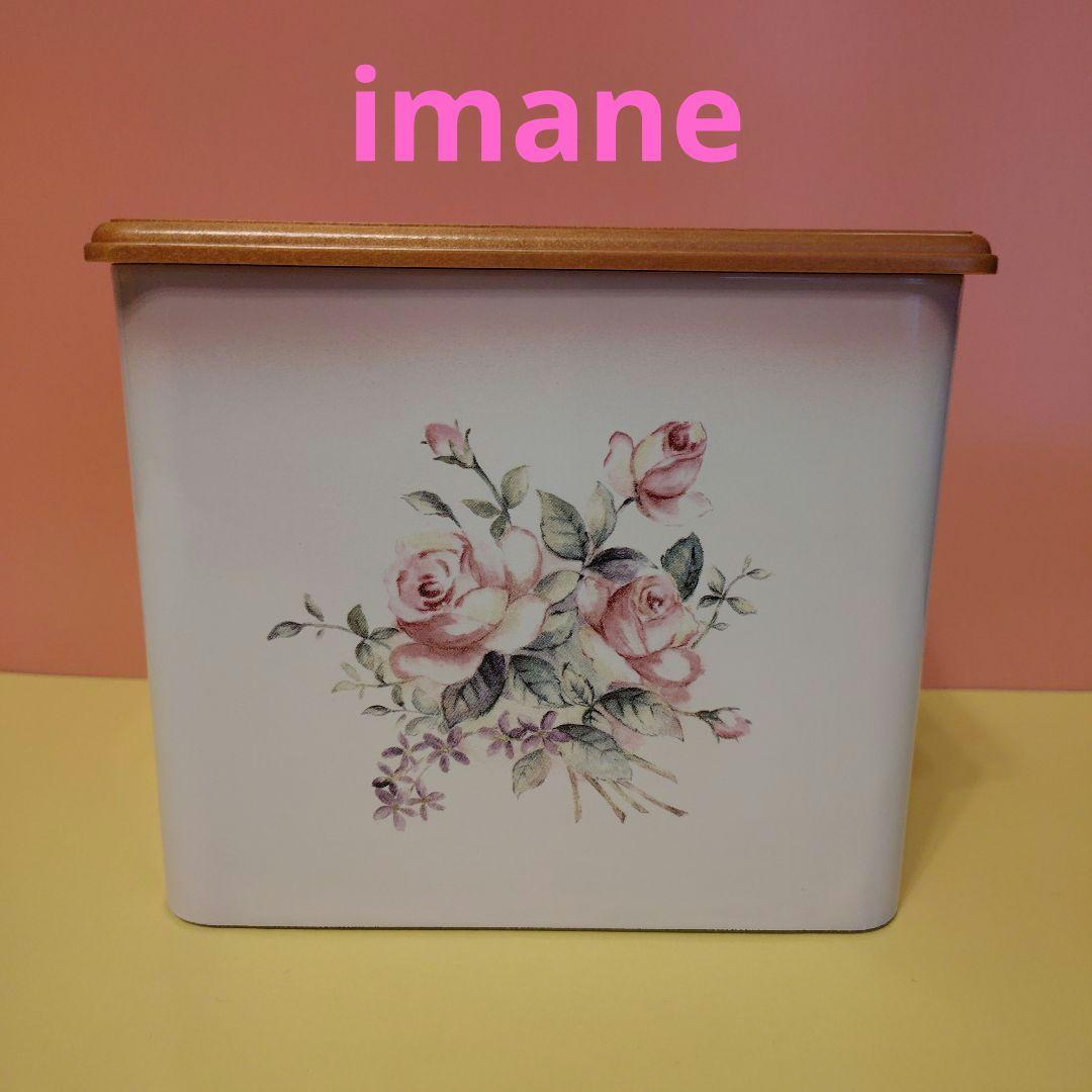 imane イマン】 ビビアンピンク 洗剤ストッカー ホーロー製 旧商品希少