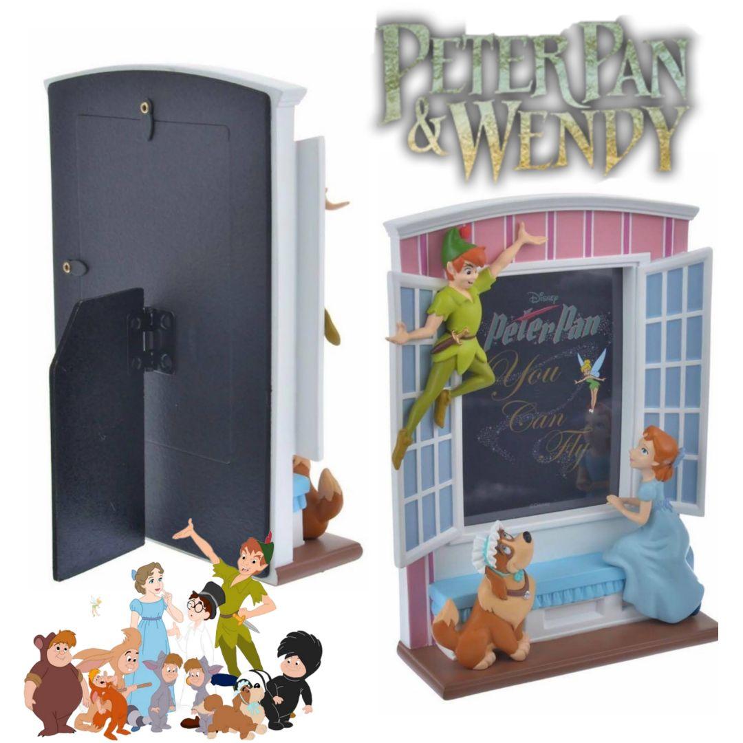 ❦ピーター・パン フォトフレーム PETER PAN 70YEARS Disney Store Japan Peter Pan & Wendy & Nana Photo Frame PETER PAN