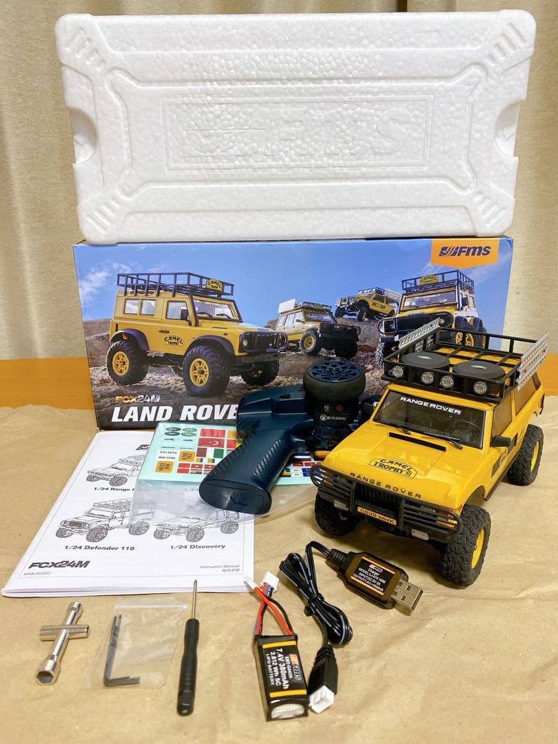 FMS ラジコン　レンジローバー 1/24 ランドローバー fcx24m Amazon.co.jp: FMS 1/24 RCクローラー RTR FCX24M ランドローバー