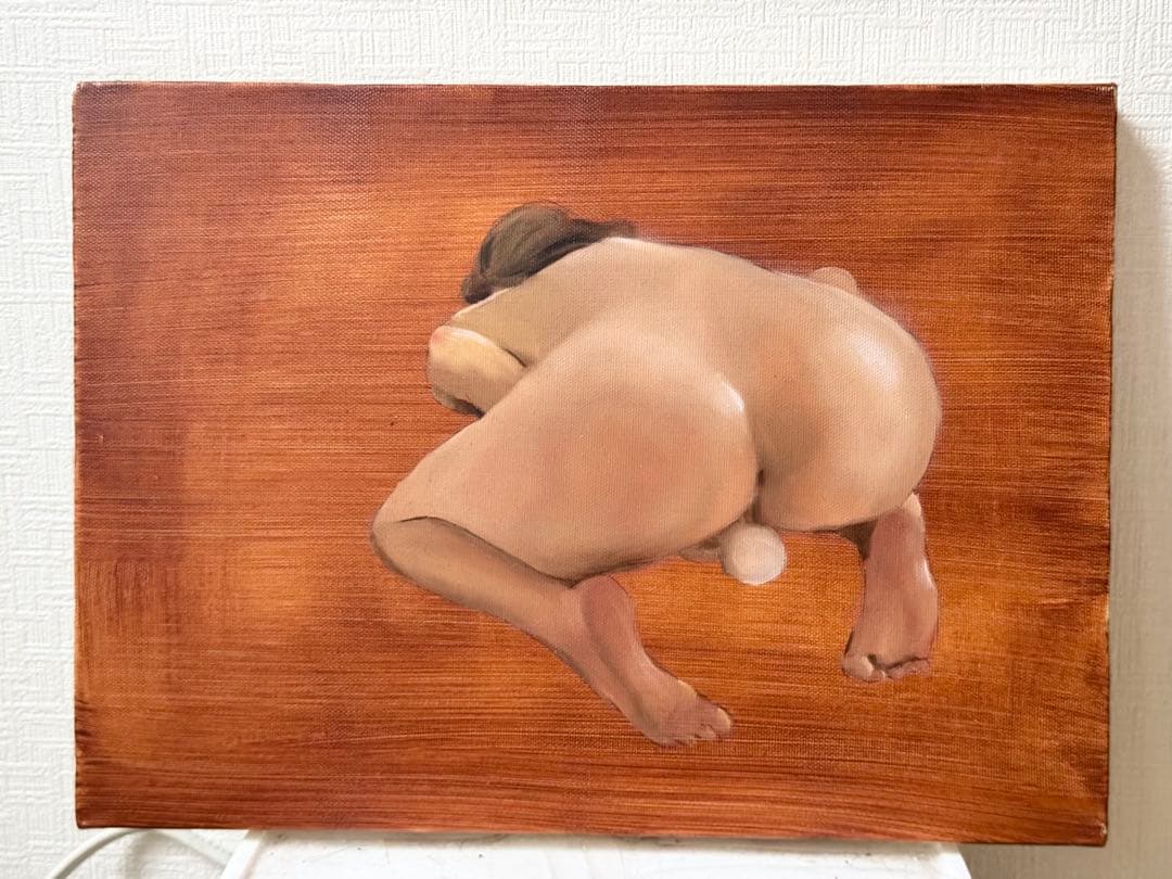 裸婦画　油彩画 油絵　原画 F4 000000013895_1_hPrVaOB.jpg