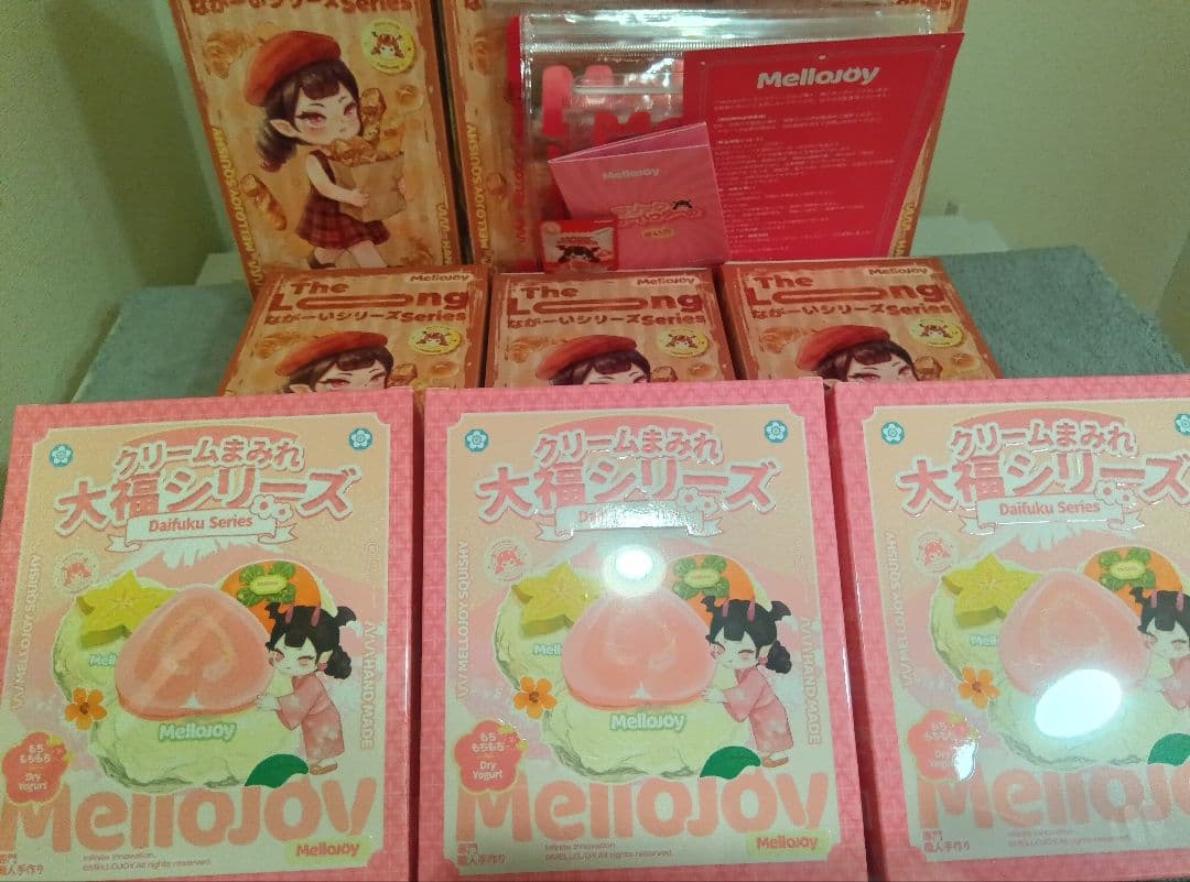 バラ可 Mellojoy 9点 大福 ながーいシリーズ 未開封 シュリンク付き 未開封】Mellojoy メロジョイ 大福 シュリンク付き スクイーズ｜Yahoo