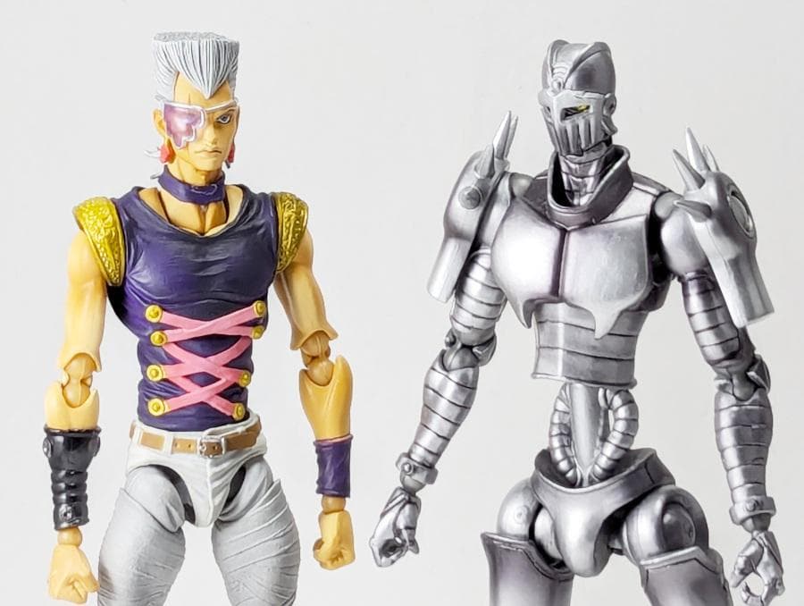 超像可動 第5部 ポルナレフ 車椅子 ＆ シルバーチャリオッツ ジョジョ 第5部』シルバーチャリオッツと車椅子に乗ったポルナレフの