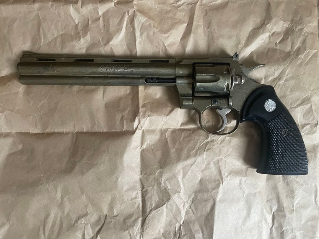 Python .357 金属モデルガン　コクサイSMG刻印 コクサイ] ニューコルトパイソン 4インチ スチールモデル SMG金属