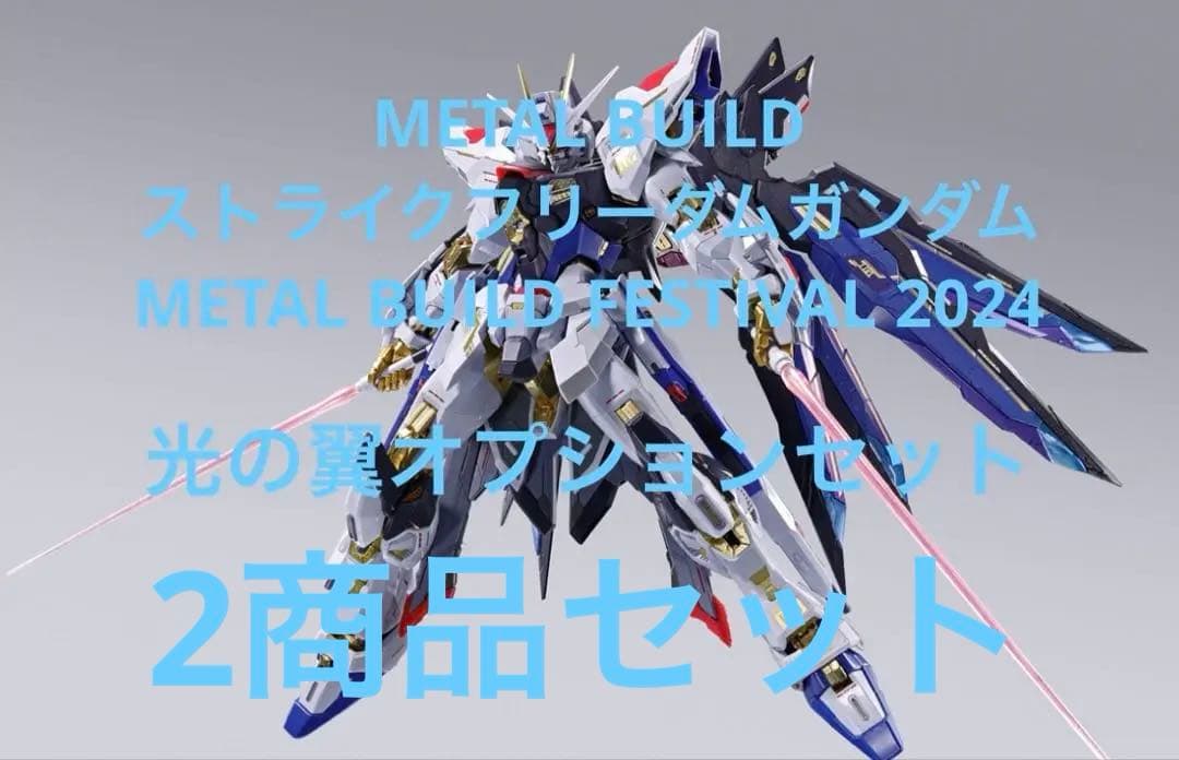 メタルビルド　ストライクフリーダムガンダム 光の翼オプションセット METAL BUILD ストライクフリーダムガンダム 光の翼オプションセット