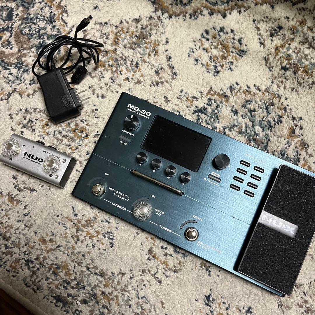 最終値下げ　NUX MG-30 ギターエフェクター NUX MG-30 Deluxe Micro Guitar Processor, Multi-Effects – Easy