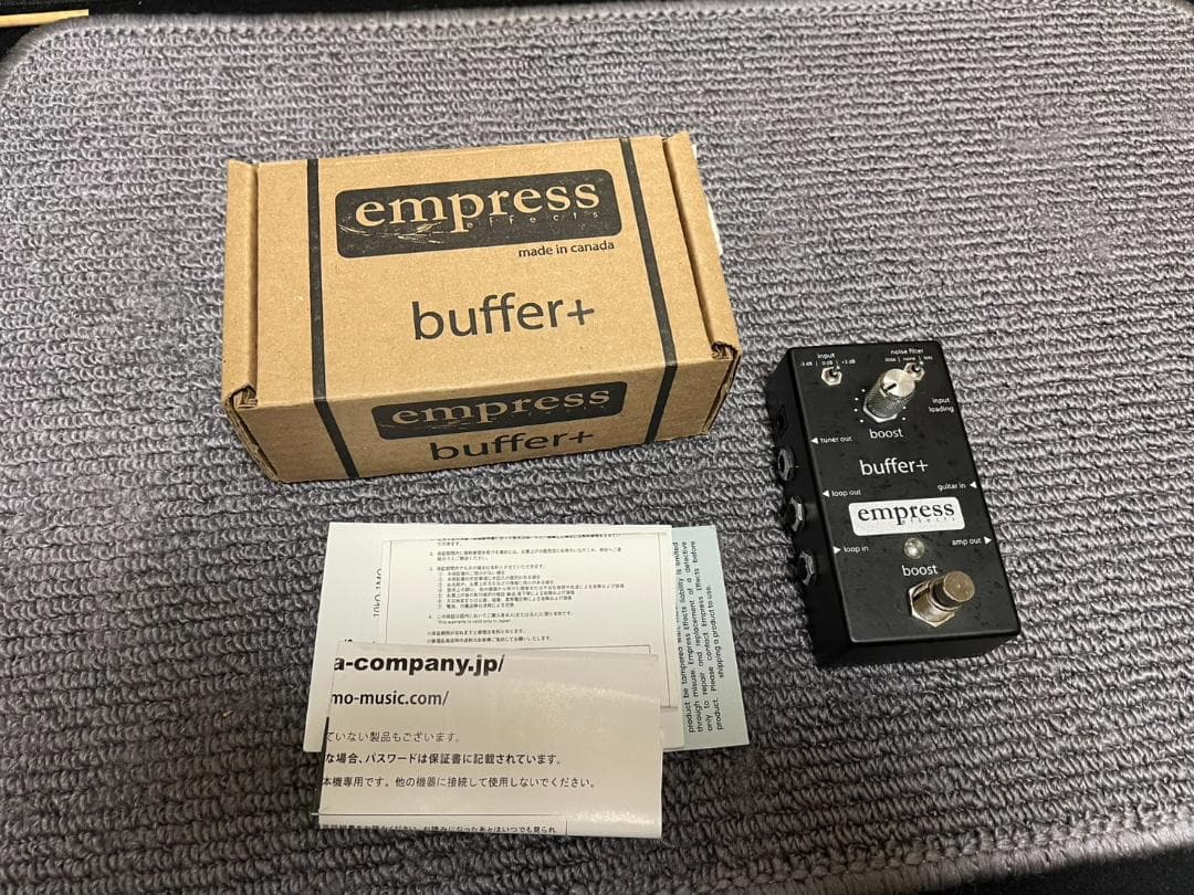 ギター Empress Effects buffer + Buffer+ – Empress Effects Inc.
