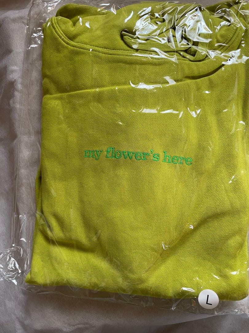 【未使用】藤井風　my flower's here フーディ　パーカー　L 藤井風 my flower's here フーディ Fresh Green XL｜Yahoo!フリマ（旧