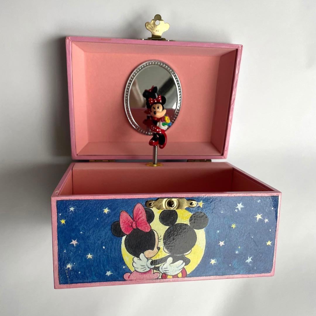 Disney レトロ ジュエリーボックス ミッキー ミニー オルゴール - メルカリ