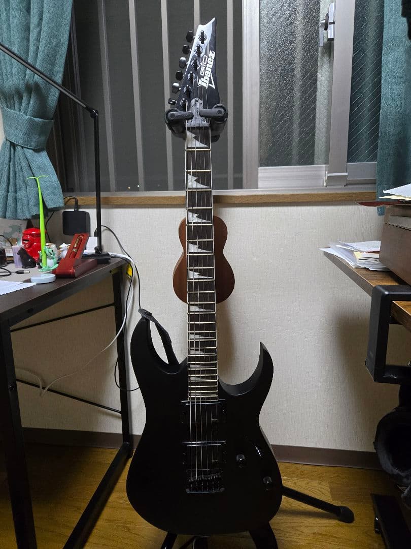 Ibanez GRGR131EX 美品！純正セット・値下げOK Amazon.com: Ibanez Gio GRGR131EX Electric Guitar - Black Flat