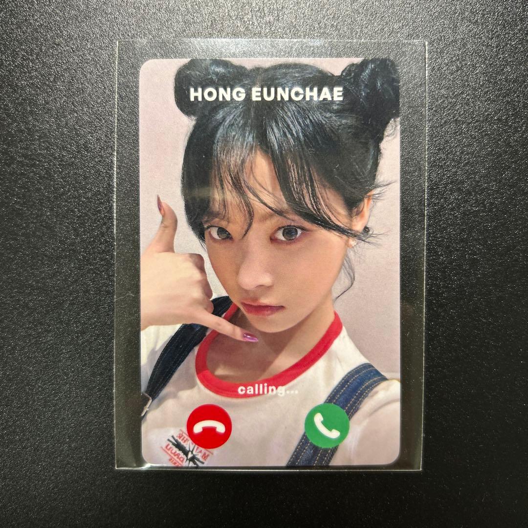 LESSERAFIM ウンチェ CRAZY ラキドロ もしもし カード トレカ ルセラフィム CRAZY 日本シングル タワレコ ラキドロ トレカ ウンチェ