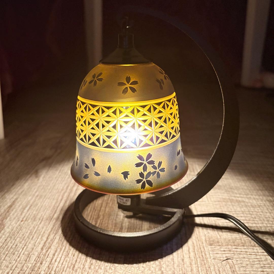 北一硝子 ぎやまん あかり テーブルランプ - メルカリ