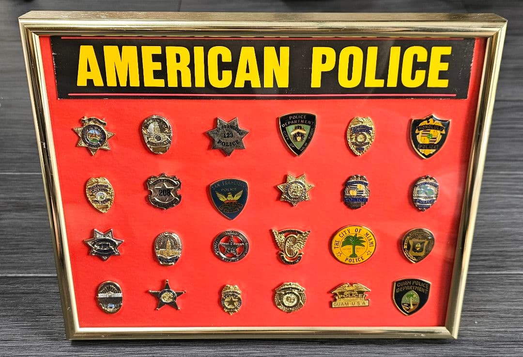 アメリカ警察 ピンバッジセット 24個 - メルカリ