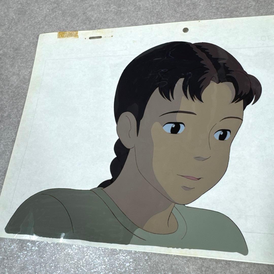 希少 おもひでぽろぽろ 岡島タエ子 セル画 C5 スタジオジブリ - メルカリ