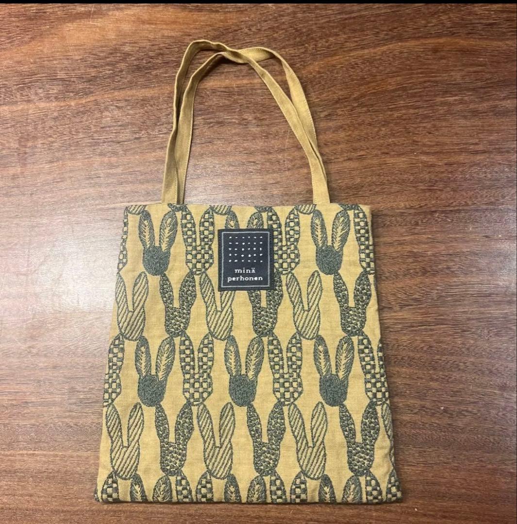 mina perhonenミナペルホネン pomppiaバッグ - メルカリ