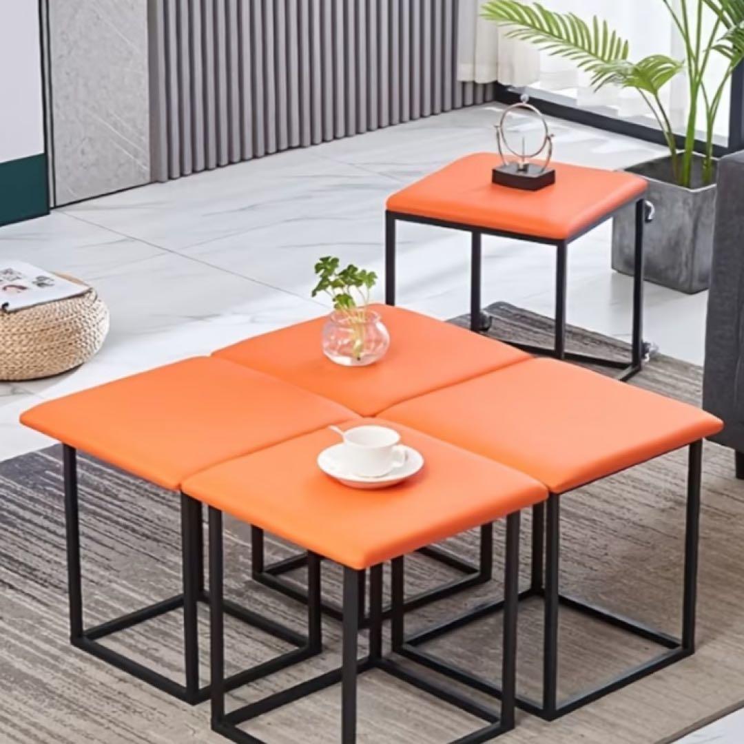 八6628【新品未使用】 5in1 スツールチェア　オレンジ 公式】Artek（アルテック）- スツール60 オレンジラッカー – Artek