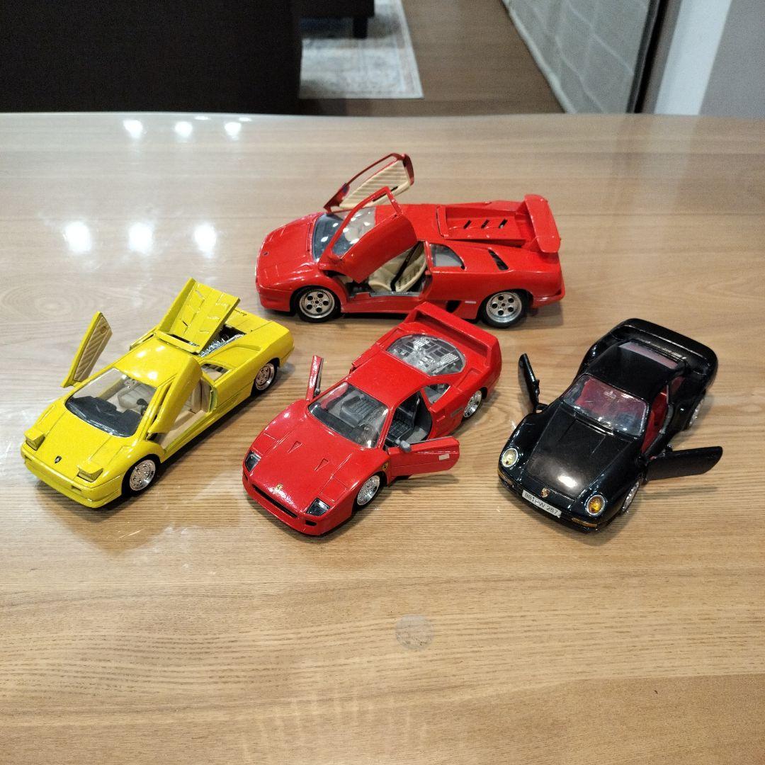 ミニカーセット　1/18が1台　1/24が3台 トヨタ（TOYOTA） ミニカー 1/18 ランドクルーザー 300-ZX SUV LCD