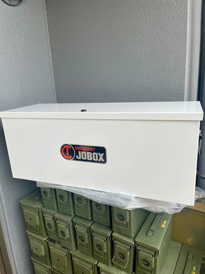 米軍放出未使用品　JOBOX 道具箱 工具箱 スチールボックス 1個のみ 68-0968-31 ステンレス両開きツールボックス 二段式 370x185x215mm