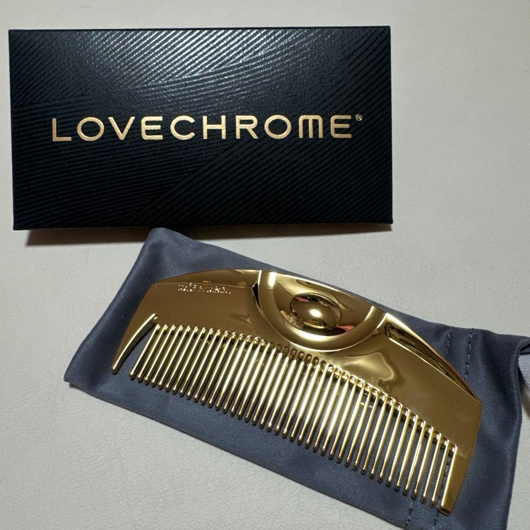 LOVECHROME ゴールド　コーム ラブクロム K24GPバングスコーム ゴールド