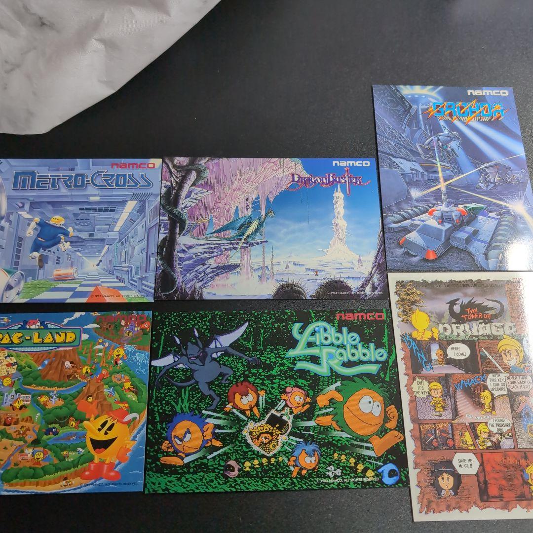 ナムコ ポストカード６枚セット ナムコゲームシリーズポストカード(6枚セット)/namco games post card set