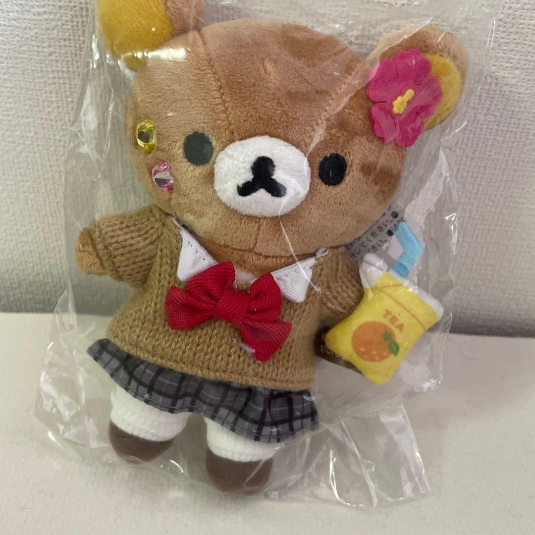 リラックマストア限定 女子高生 ギャル ぶらさげぬいぐるみ リラックマ リラックマストア限定 ぶらさげぬいぐるみ 4点set 女子高生 ギャル JK