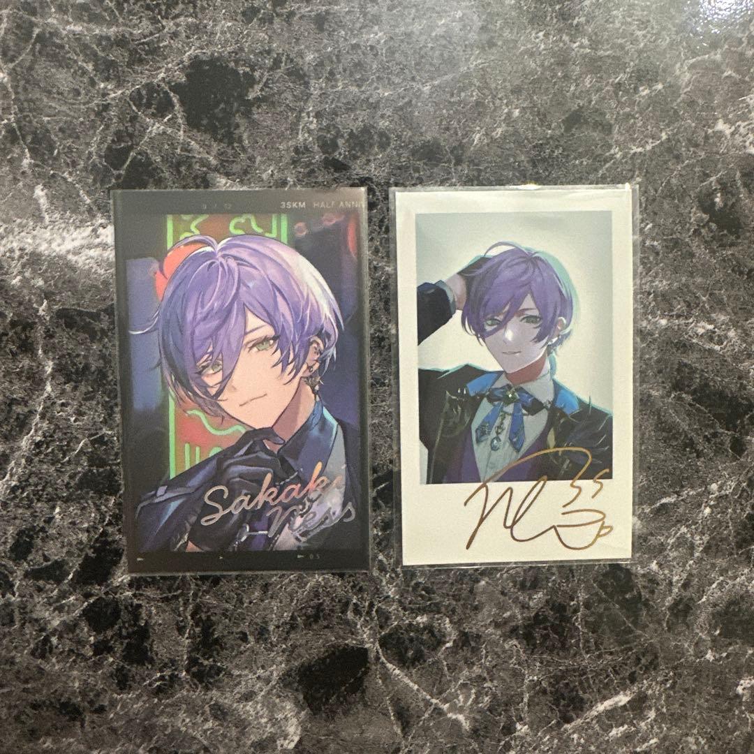 VTuber にじさんじ 3SKM 榊ネス サイン入り チェキ カード セット