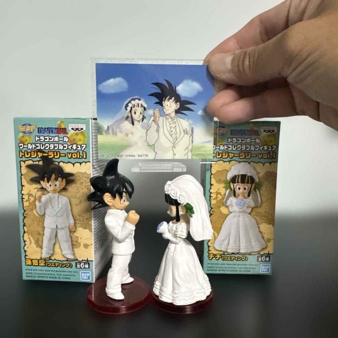 美品‼️悟空&チチワールドコレクタブルフィギュア トレジャーラリー