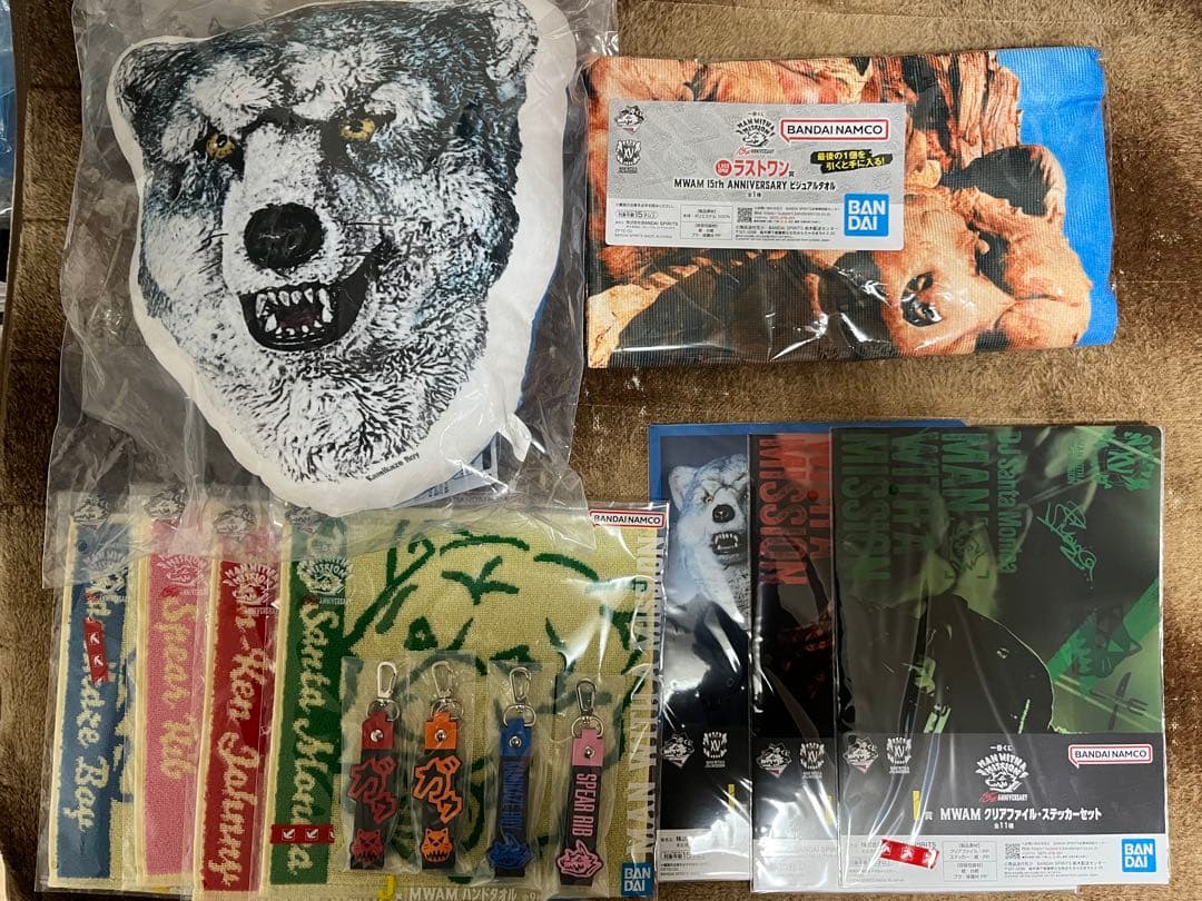 マンウィズ　一番くじ　クッション他 ローソンでも買える！マンウィズ初の【一番くじ】はじまるよ～！MAN
