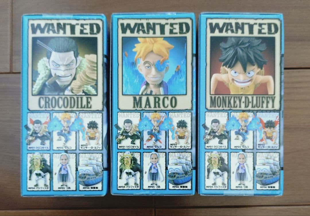 ワンピース フィギュア ワーコレ マリンフォード 海軍 3体 セット