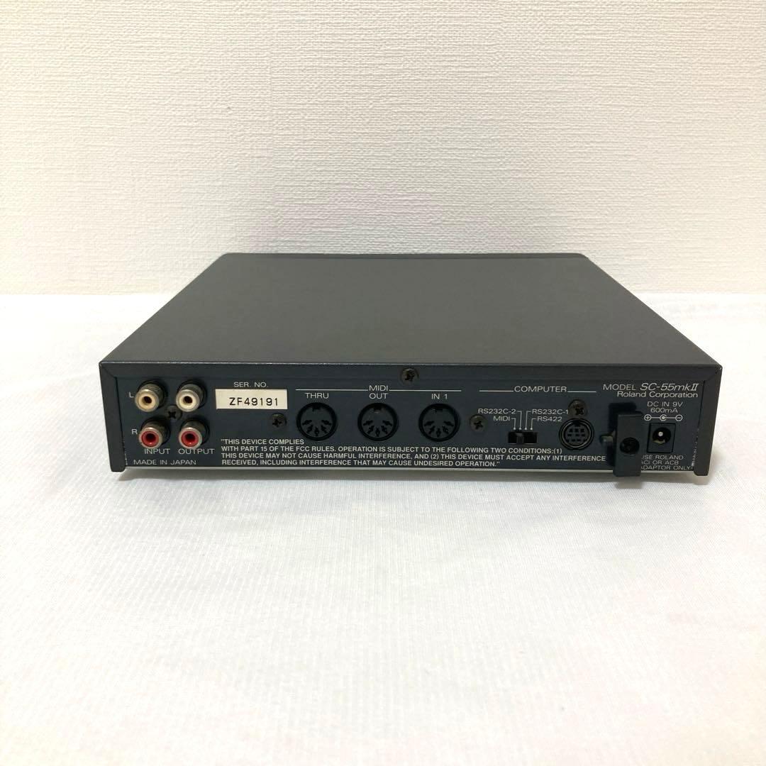 Roland 音源モジュール SC-55mkII アダプター付き 動作品 - メルカリ