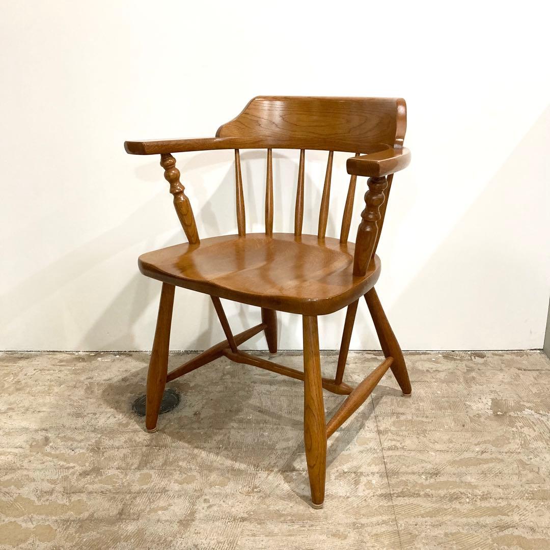 柏木工　クラウンチェア　レトロ　ヴィンテージ　KASHIWA ② クラウンチェア/K-WINDSOR[タブルーム]