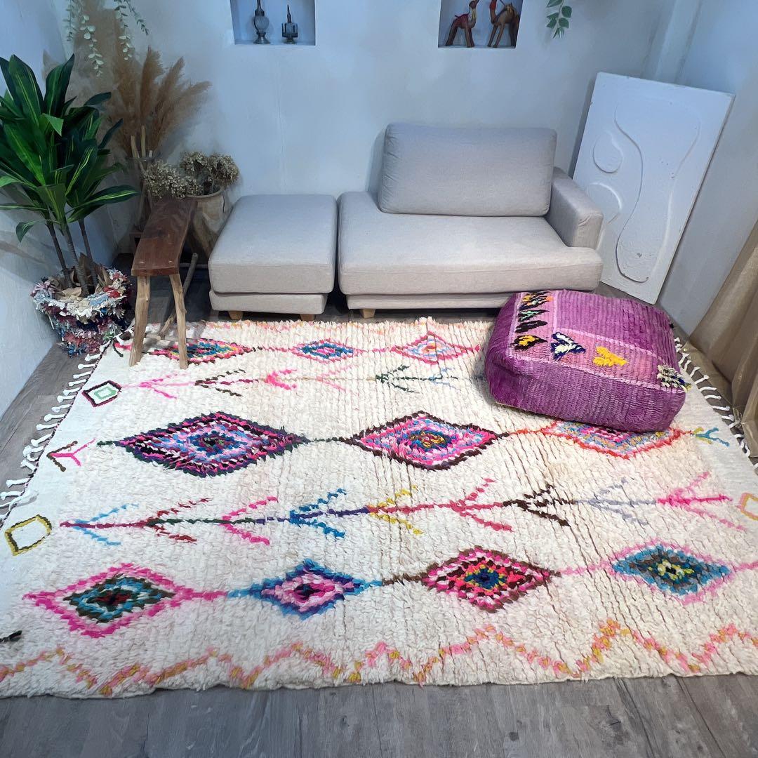 モロッコラグリメイク ハート プフ オットマンカバー 22000円 - メルカリ