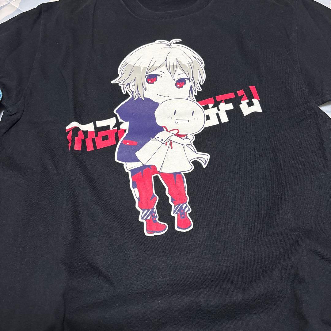 【希少】まふまふ　Tシャツ まふまふ】まふまふひき歌Tシャツ-BLACK-