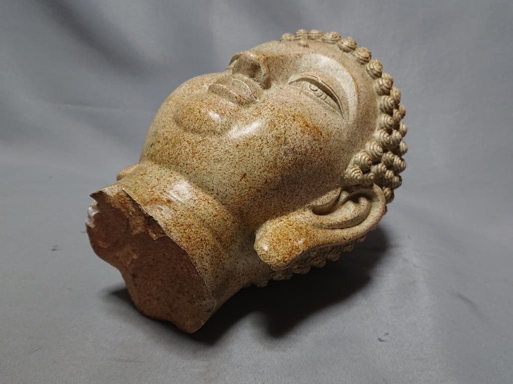 コレクター収集品 ガンダーラ美術 中国 石仏 - メルカリ