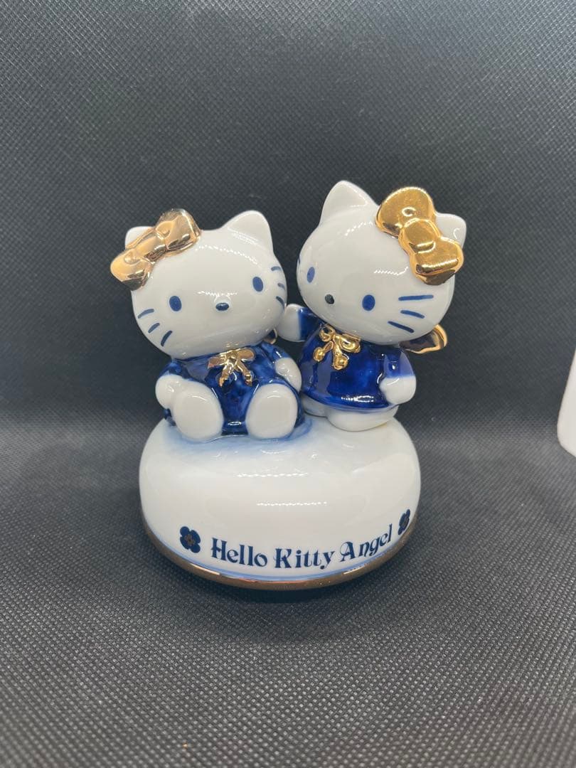 サンリオ　ハローキティ　ミミィ　天使　オルゴーレトロ　陶器 サンリオ - sanrio ハローキティ 昭和レトロ 80's 湯呑み 陶器