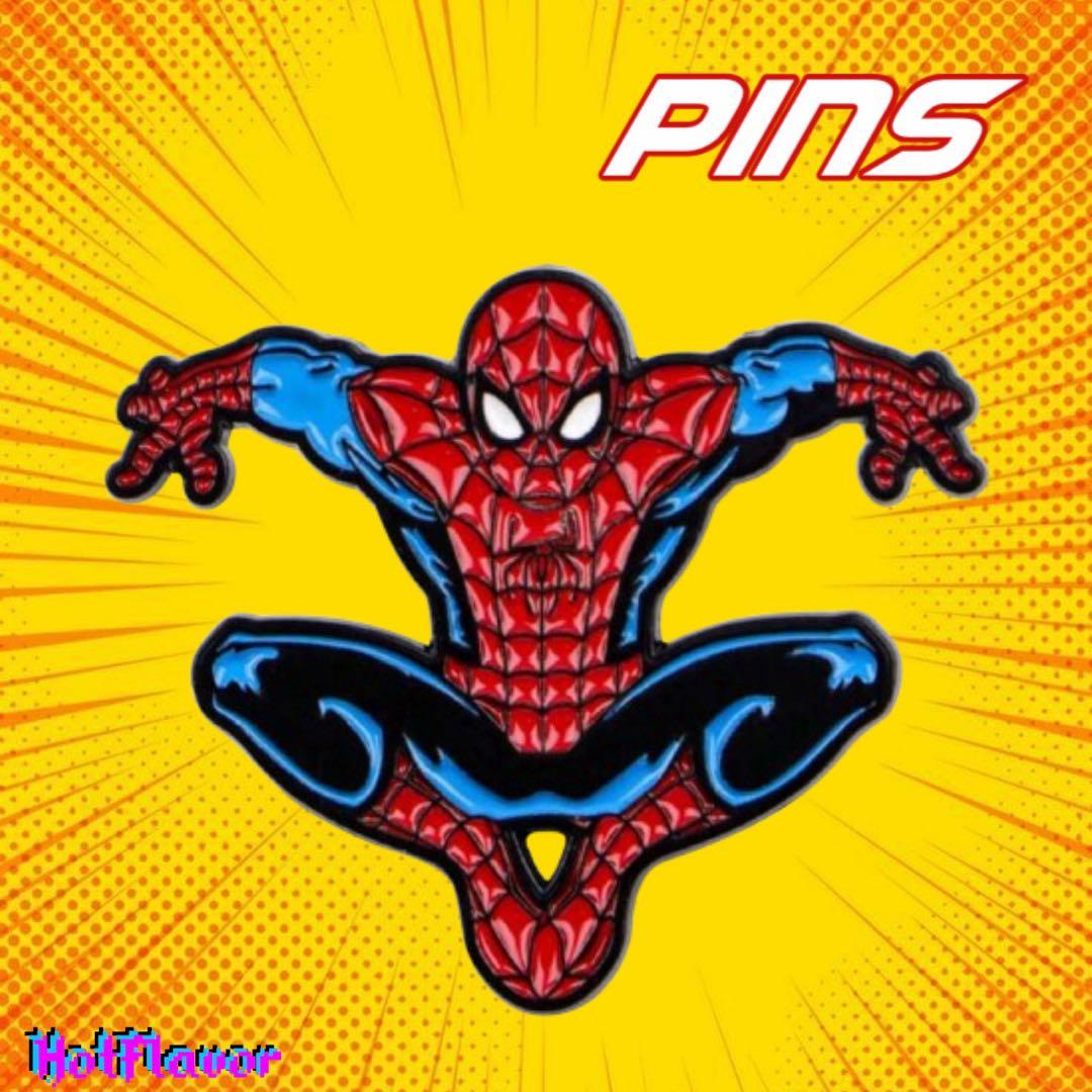 スパイダーマン ピンバッジ・ピンズ - メルカリ
