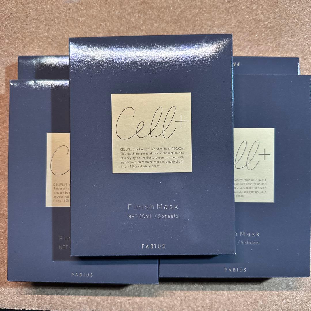 新品　Cell+ Finish Mask 20ml×5枚　5箱 セルケア＞ GF プレミアム 5G リバイタマスク 20mL×5枚入りの通販