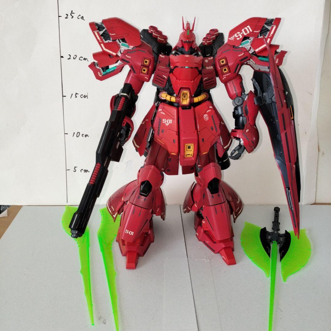 h*ま様 MG1/100 サザビー 塗装完成品 ガンプラ バーニア改修 逆襲のシ 在庫 処分ホビー・楽器・アート - h*ま様 MG1/100 サザビー 塗装完成品
