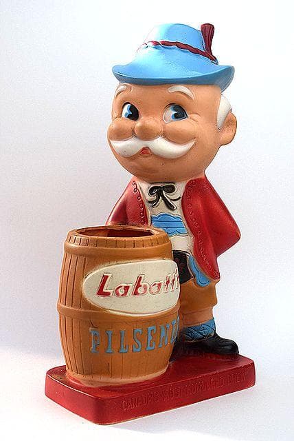 近藤 Labatt's ラバッツ カナダ ビール ビンテージ ペンホルダー 近藤様専用 Labatt's ラバッツ カナダ ビール ビンテージ ペンホルダー
