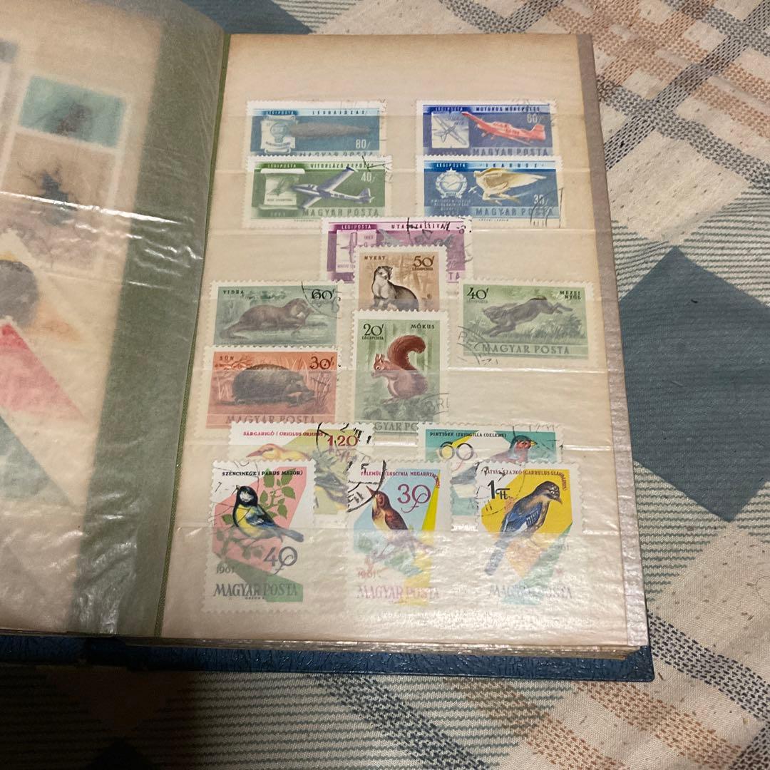使用済み外国切手、ソビエト、中国、カナダ、アメリカ等、全233枚