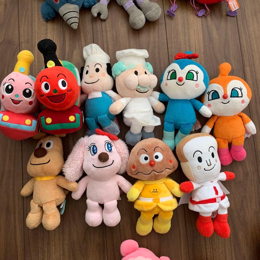 まとめ売り】アンパンマン ぬいぐるみ ぷりちぃビーンズ37体セット