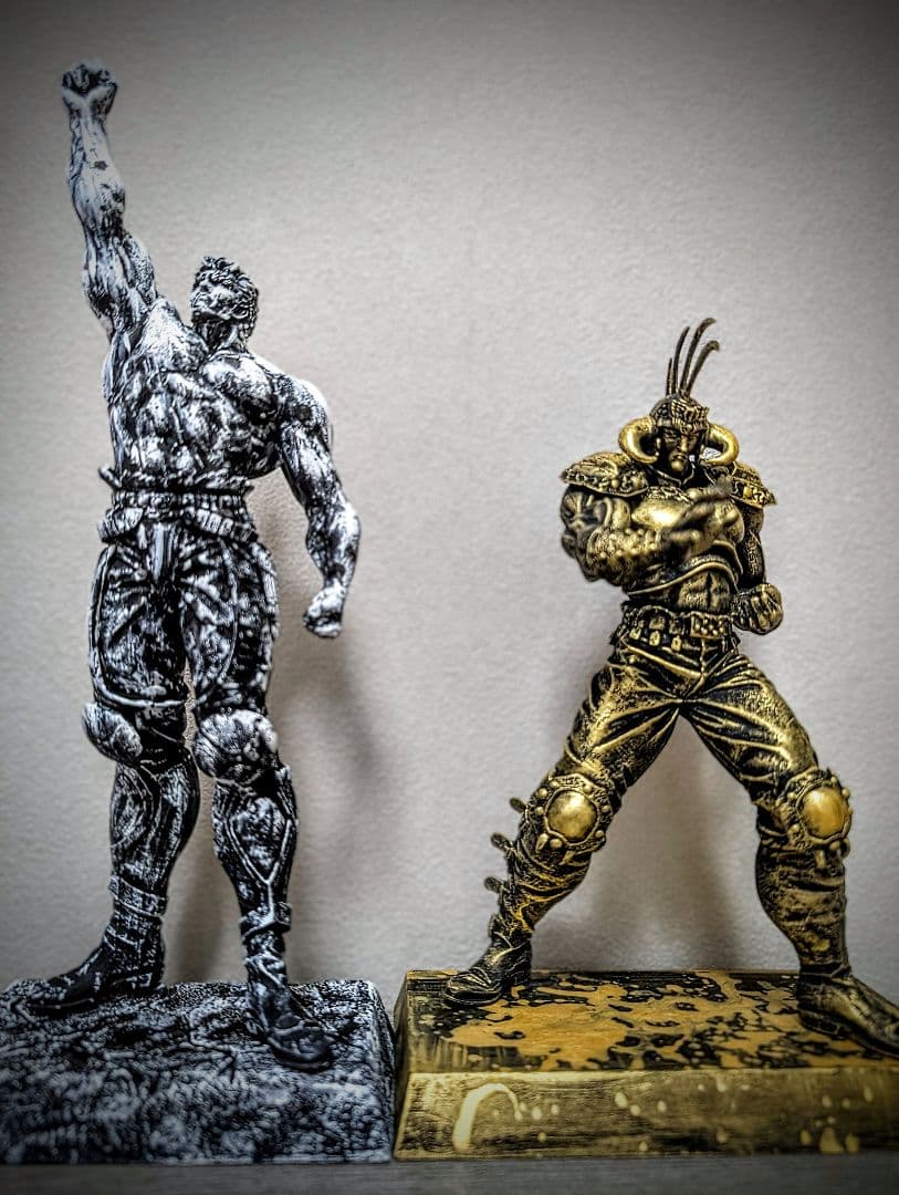 junページ　受注リペイント　北斗の拳　ラオウ　墨&黄金セット j様専用ページ 受注リペイント 北斗の拳 ラオウ 墨&黄金セット - メルカリ